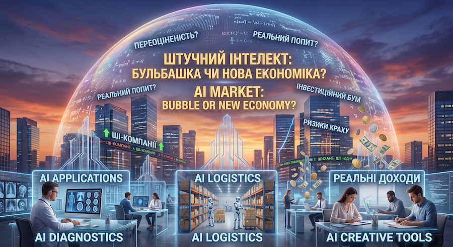 Поточний аналіз ринку штучного інтелекту: чи можна вважати його бульбашкою?